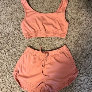 SHEIN cropped two piece set